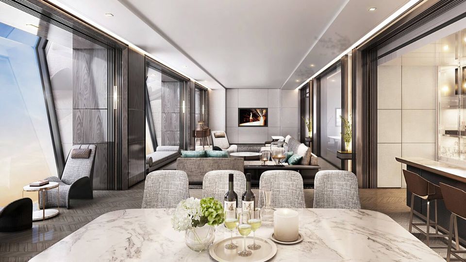 Presidential Suite, JW Marriott Marquis Shanghai Pudong